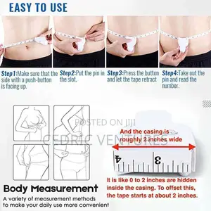 Retractable Accurate Waist Measuring Tape