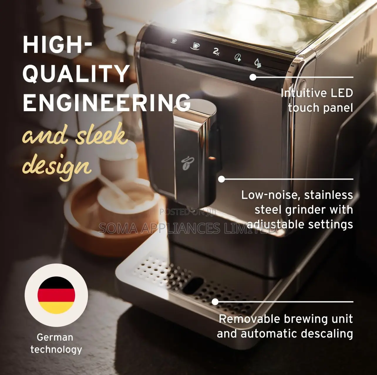 Tchibo Espreto Caffe Automatic Espresso Coffee Machine