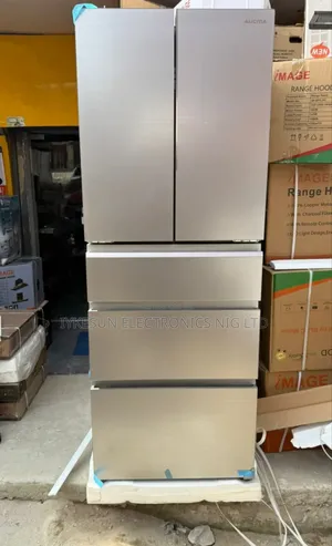 Original Aucma Inverter 450litters Bottom Freezer Fridge 2 Drawers