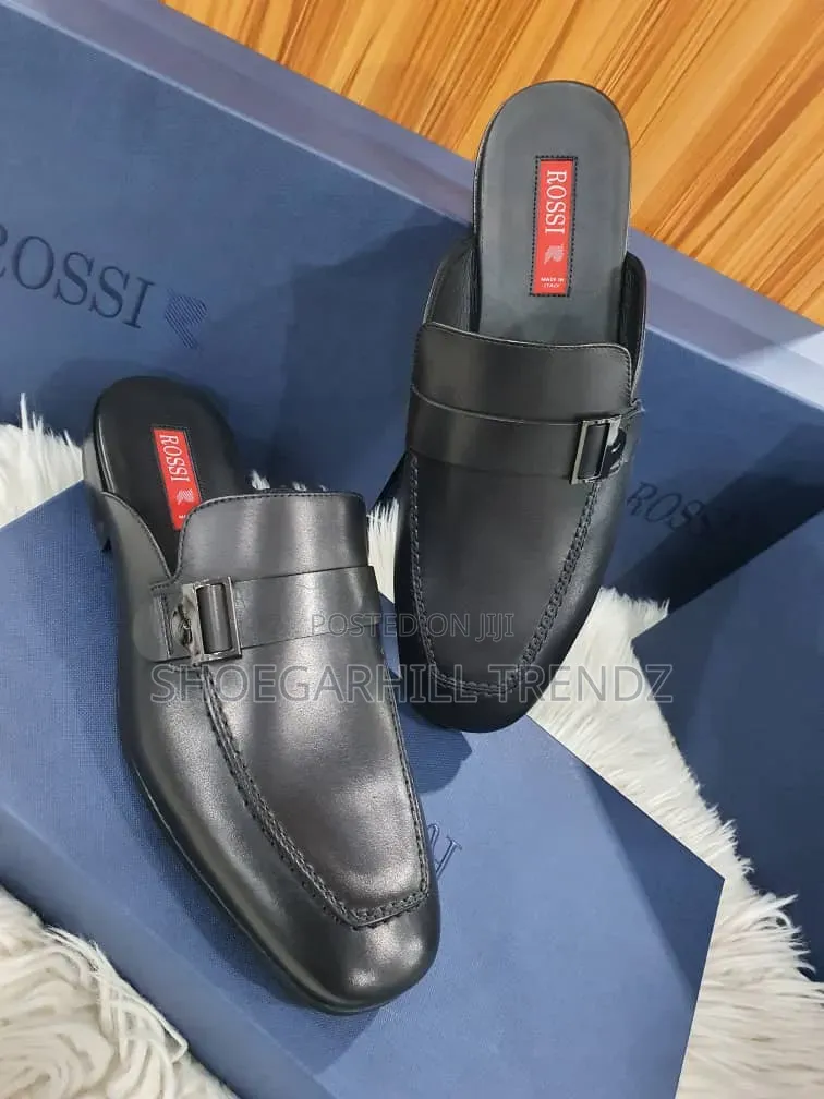Rossi Men Leather Mules