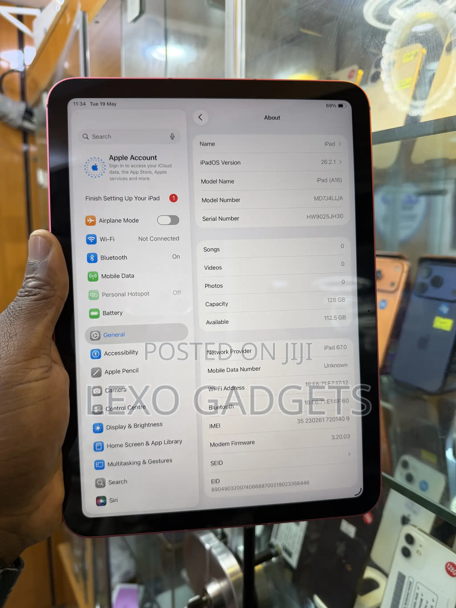Apple iPad (2025) 128 GB Pink