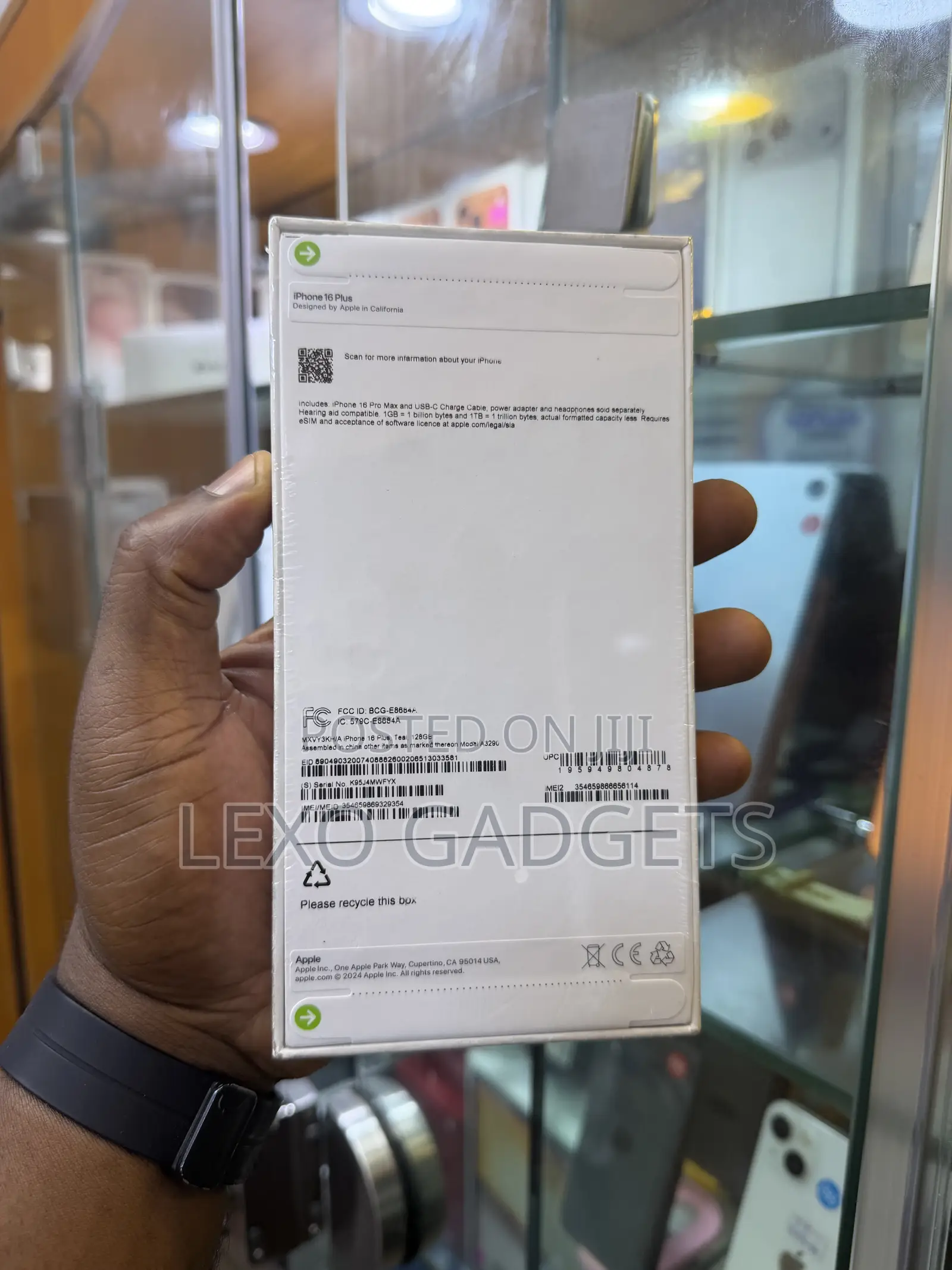 New Apple iPhone 16 Plus 128 GB Green