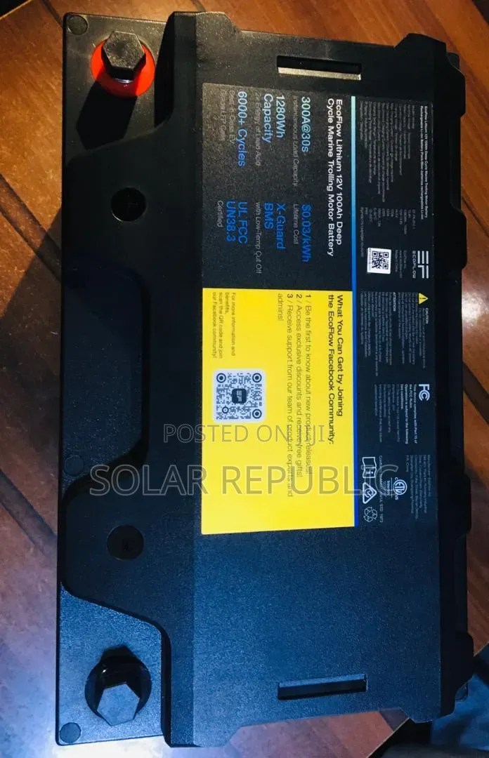 Ecoflow Lithium Battery 100a 12v