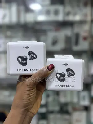 Shokz Opendots One Wireless Open-Ear, Clip-on Earbuds