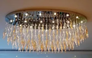 Flush Crystal Lighting Chandelier