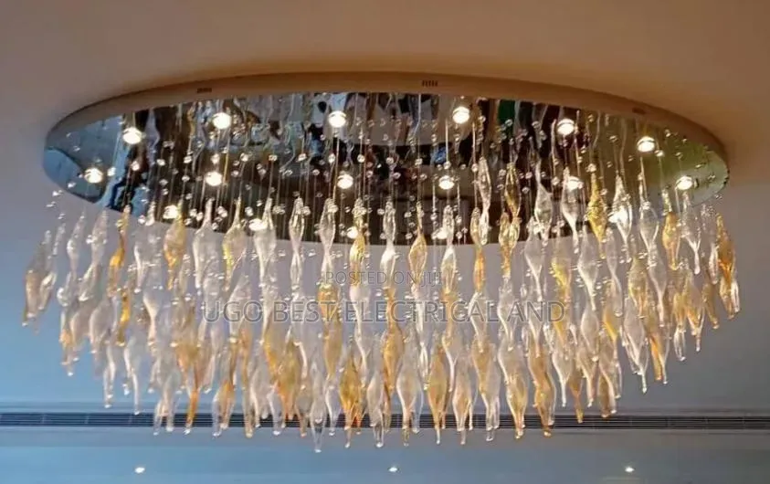Flush Crystal Lighting Chandelier