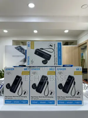 Anker Laptop Power Bank (, 165w, Built-in and Retractable Cables)