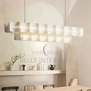 Modern Acrylic Hanging Chandler Light, Fixture Minimalist Led