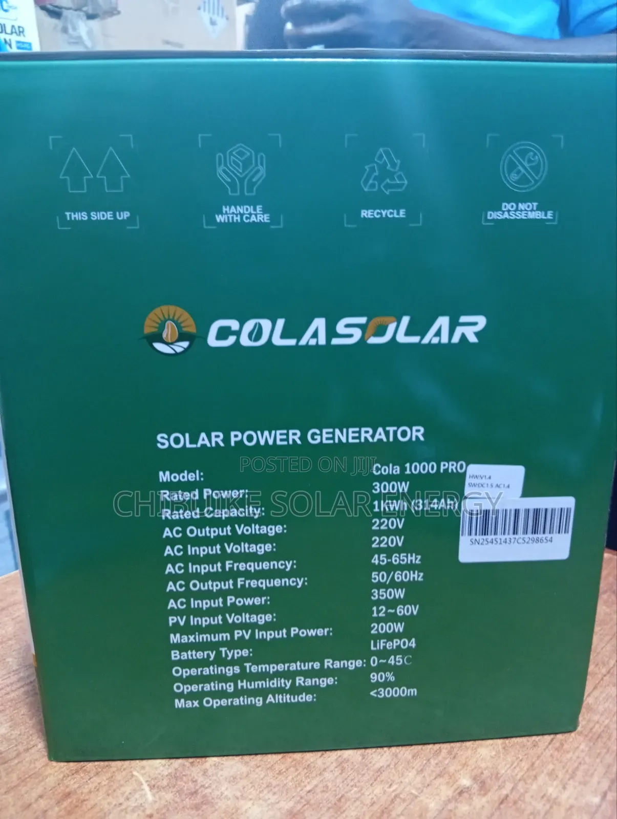 Colasolar Power 1kwh
