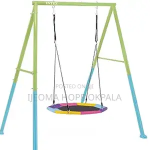Intex Children's Swing With Octagonal Nest Swing, Steel, 201x235x200cm