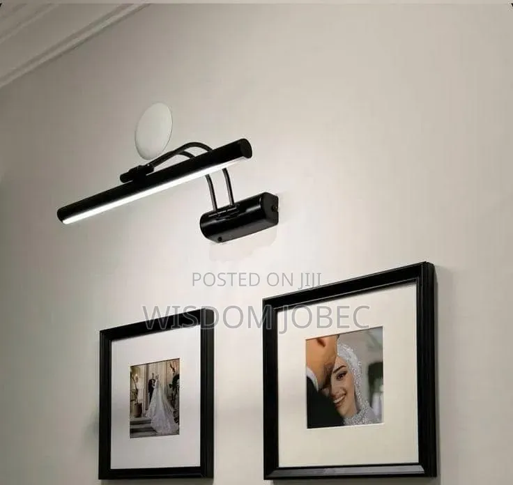 Modern Black Minimalist Picture Light