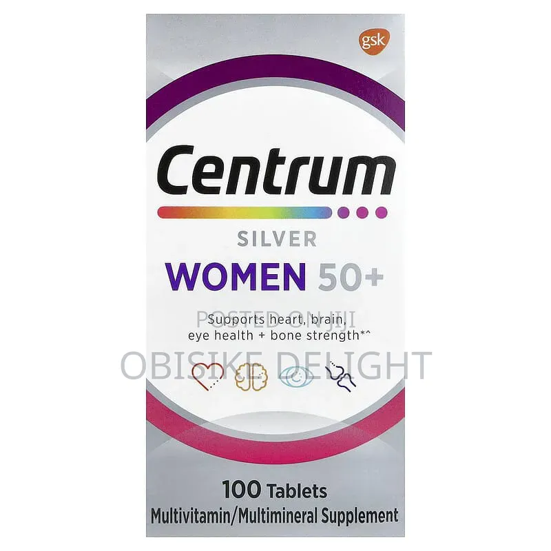 Centrum Silver Women 50+ Multivitamin 100 Tablets