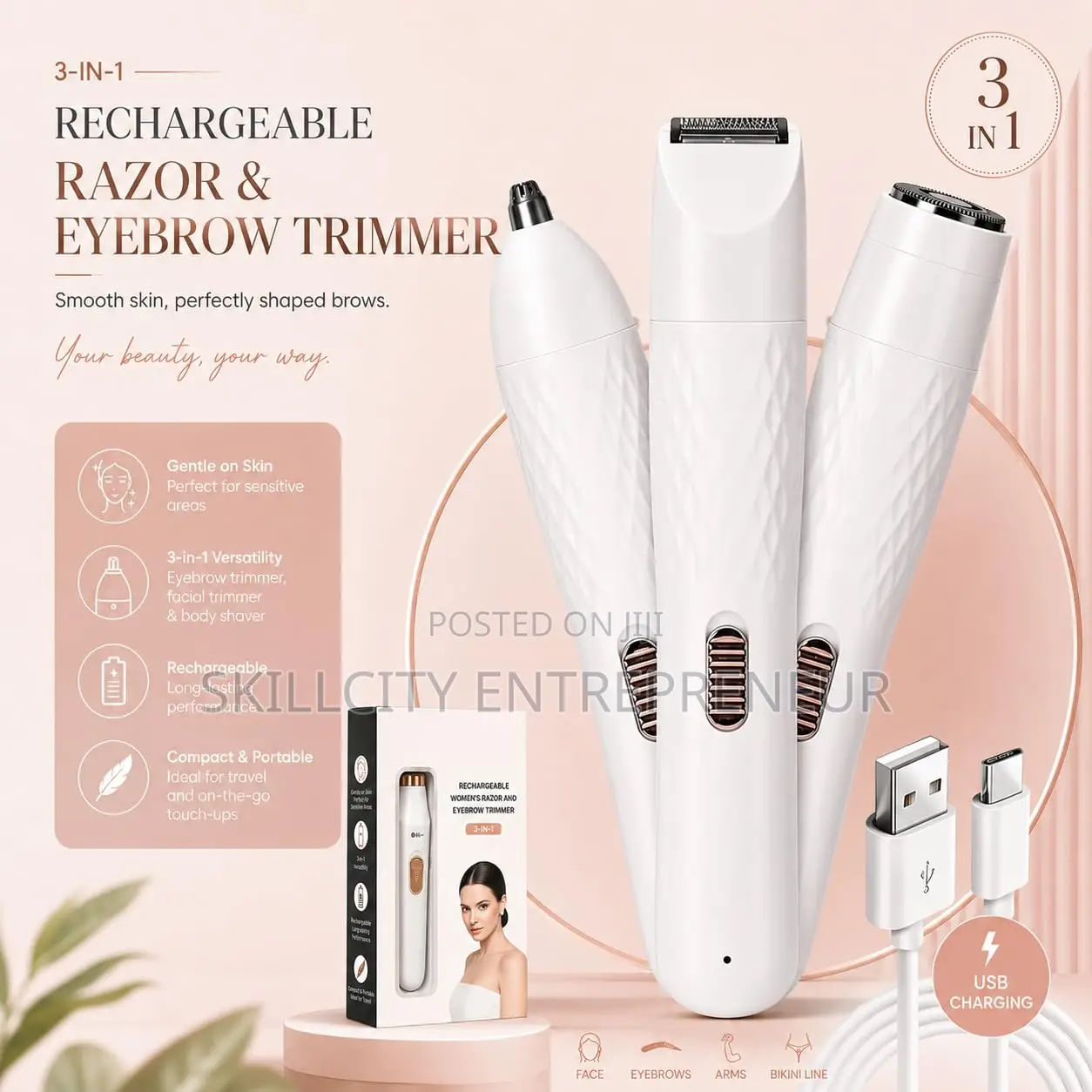 Multifunctional Electric Shaver