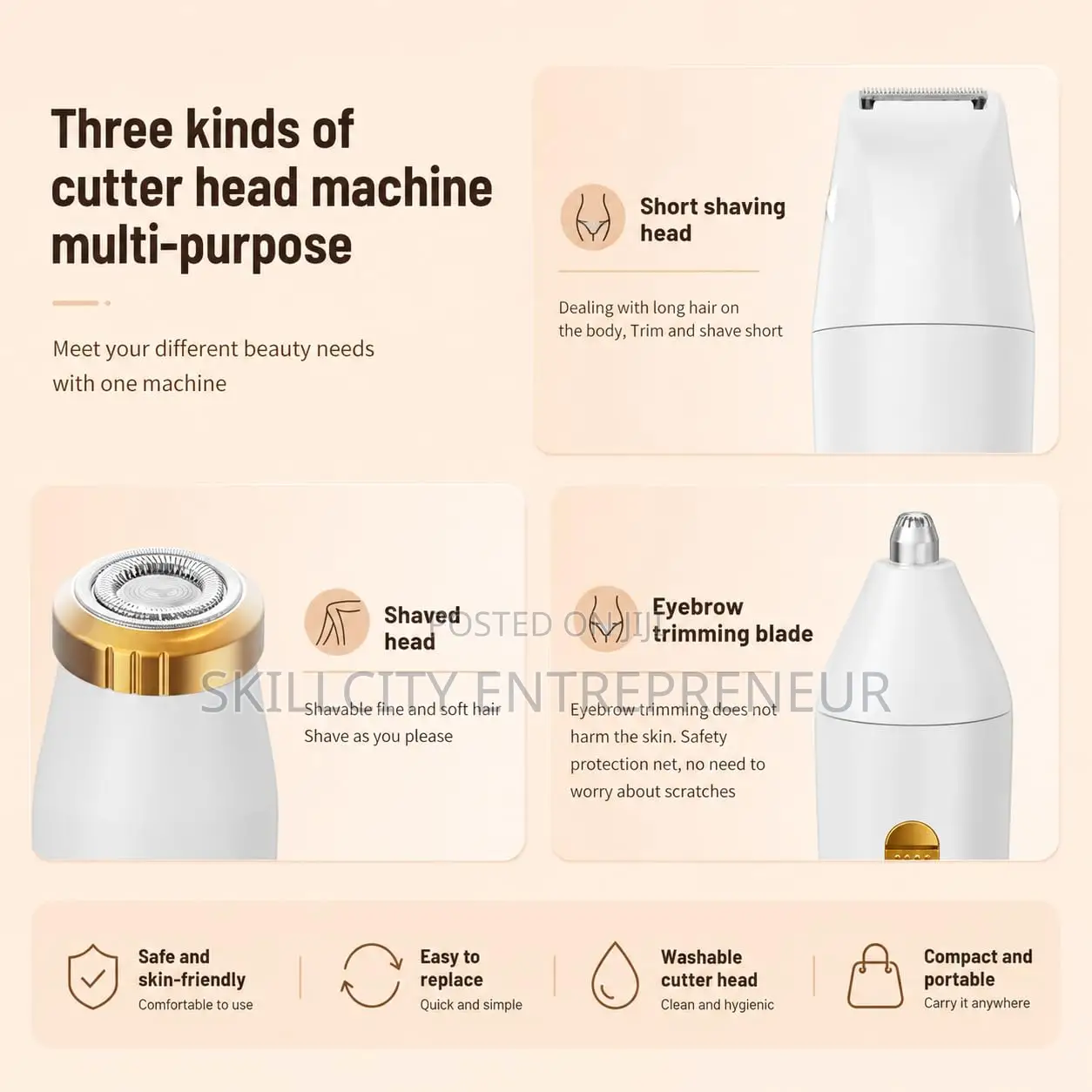 Multifunctional Electric Shaver