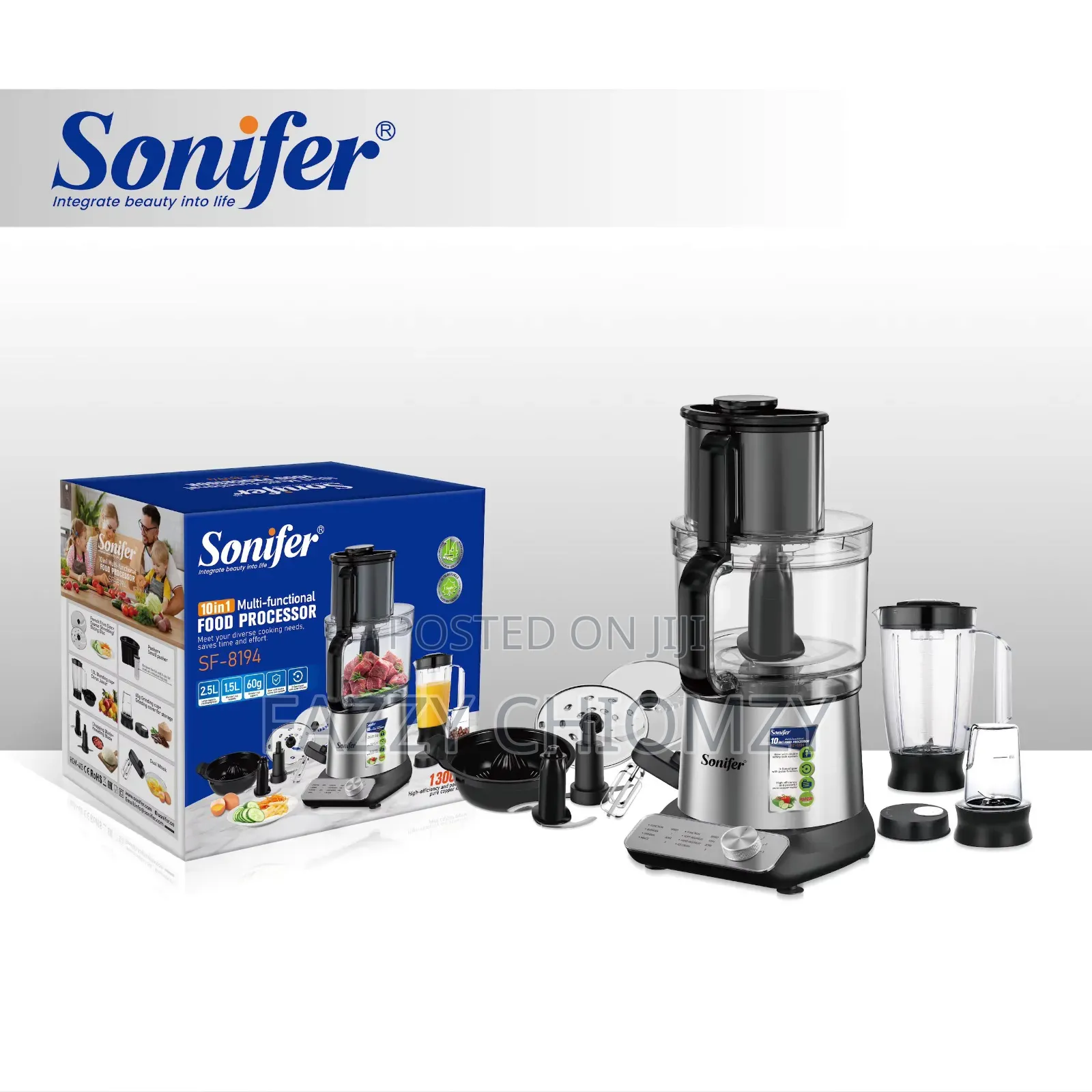Sonifer 10in1 Multifunctional Food Processor