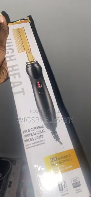 Hot Comb For Hair Styling, Heat 100%