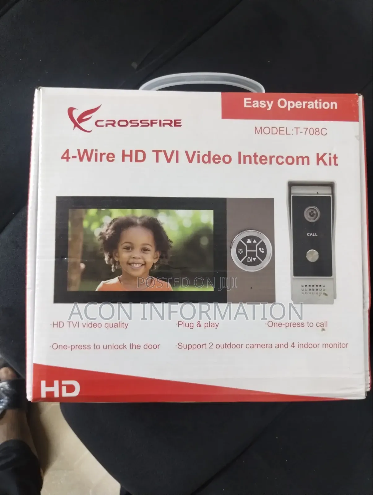 4 Wired Tvi Video Intercom Kit