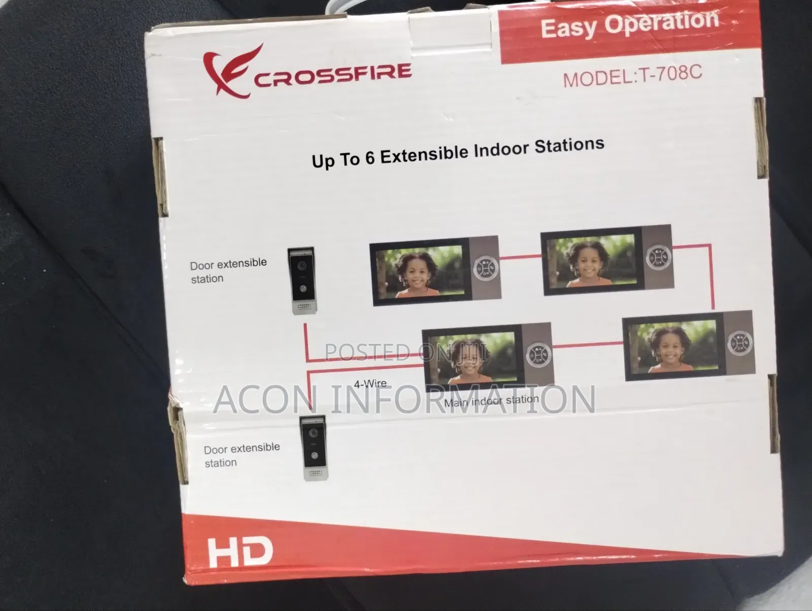4 Wired Tvi Video Intercom Kit