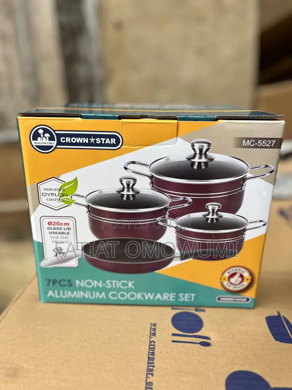 Mc5527 Masterchef 7pcs Nonstick Pot