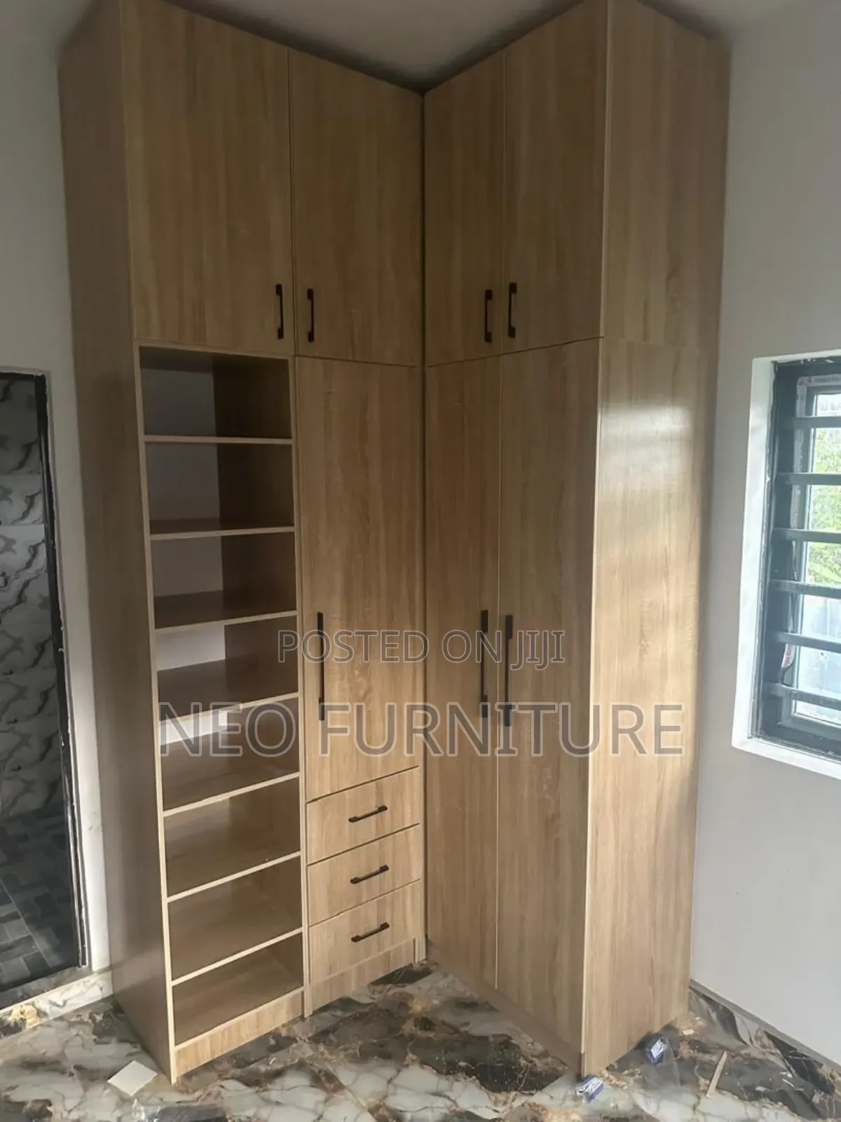 L Shape Wardrobe