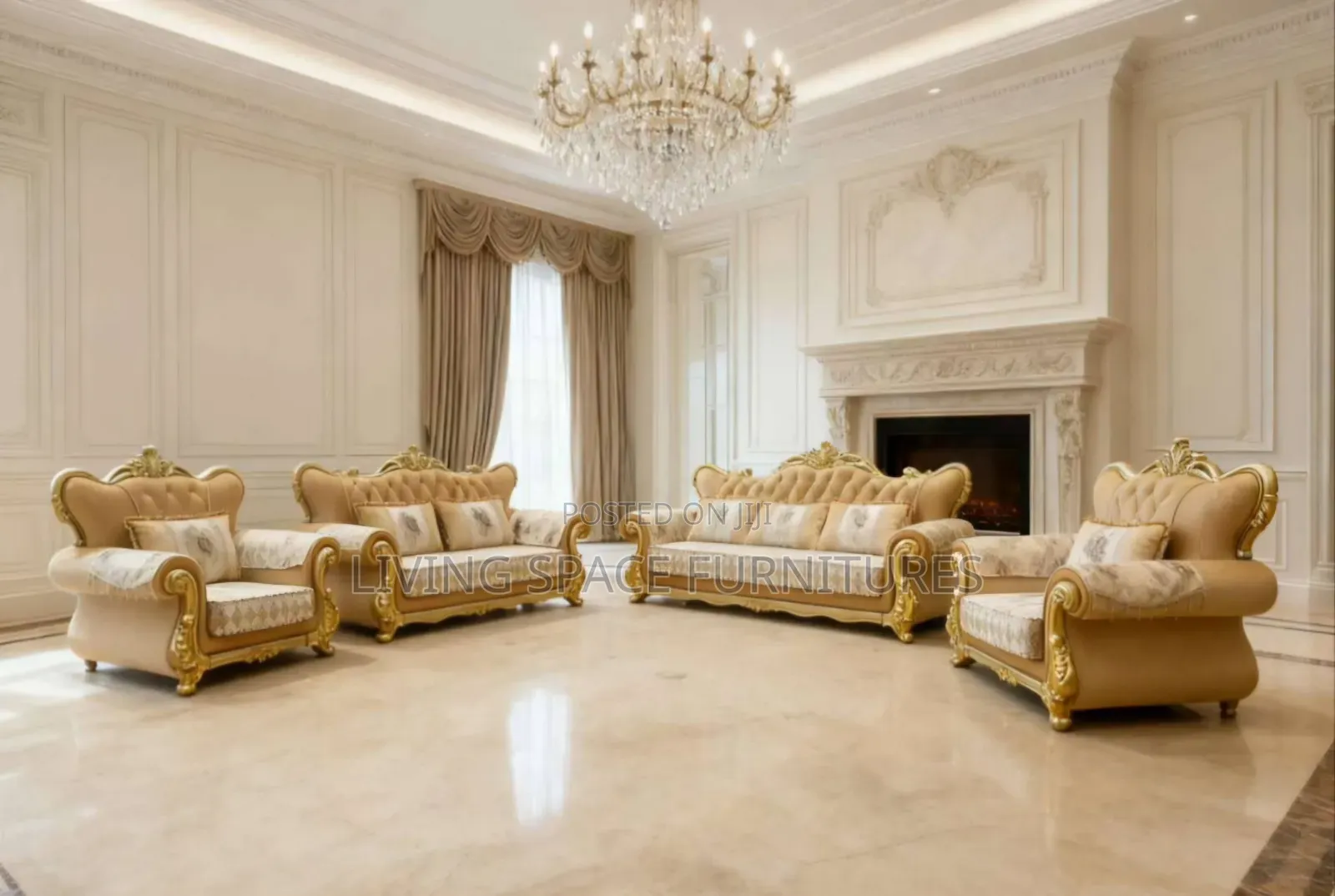 Egyptian Royal Sofa Fabric Chairs By 7seaters Full Set