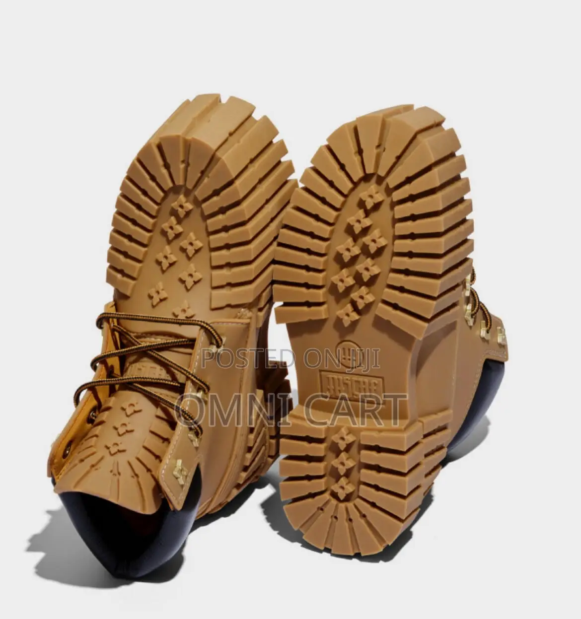 MSCHF 2x4 Luxury Double the Lug Brutalist Platform Leather Boot
