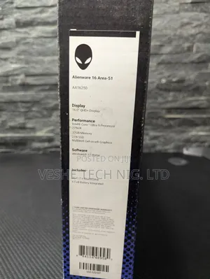 New Laptop Alienware Area-51 32GB Intel Core Ultra 9 SSD 2T
