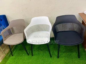Sleek Single Arm Plastic Chair