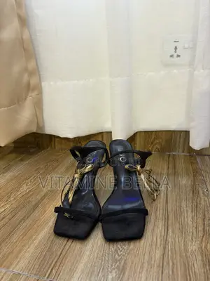 Black Heeled Sandals