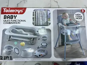 Foldable Bath Set / Feeding High Chair