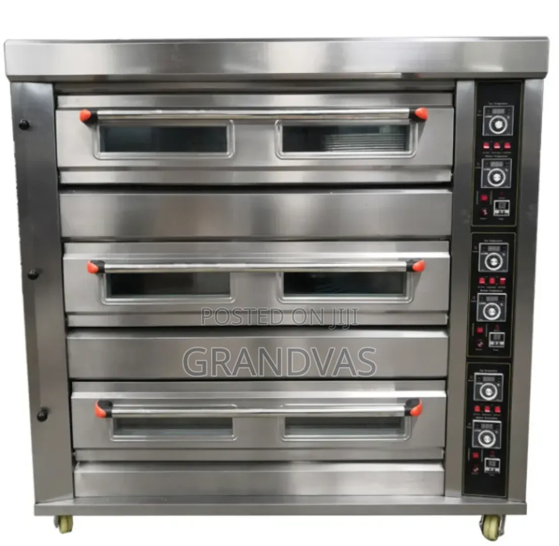 Gas Deck Oven 3 Deck 6 Tray