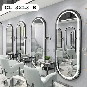 150*60cm Long Frame Mirror Black and Gold