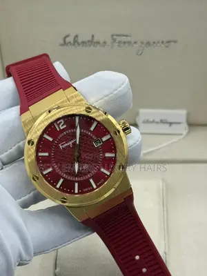 High Quality Luxury Salvatore Frrragamo Rubber Wristwatch