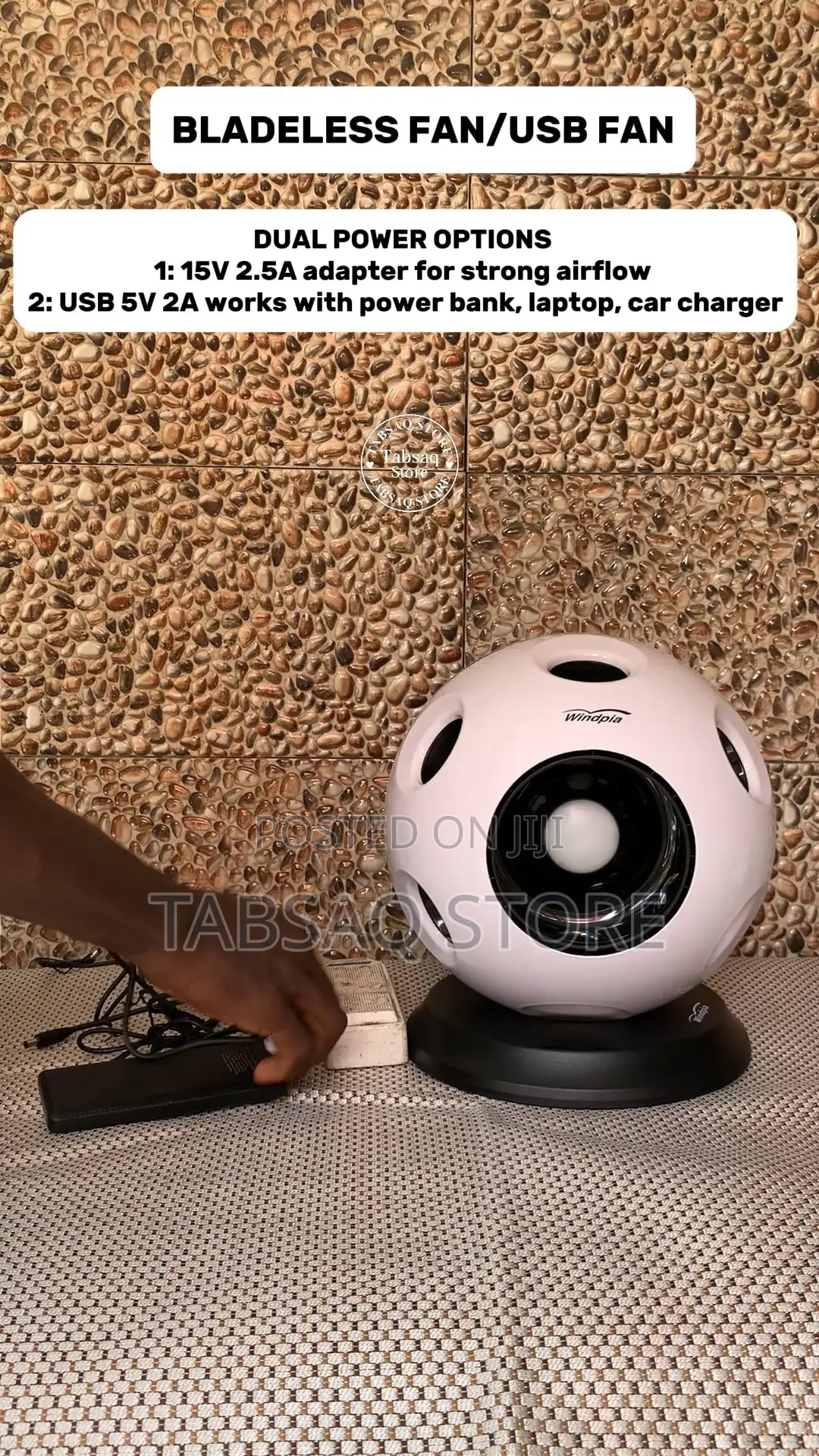 Windpia Bladeless Fan|Circulator|Usb Fan