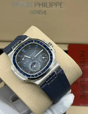 High Quality Luxury Patek Philippe Rubber Wristwatch