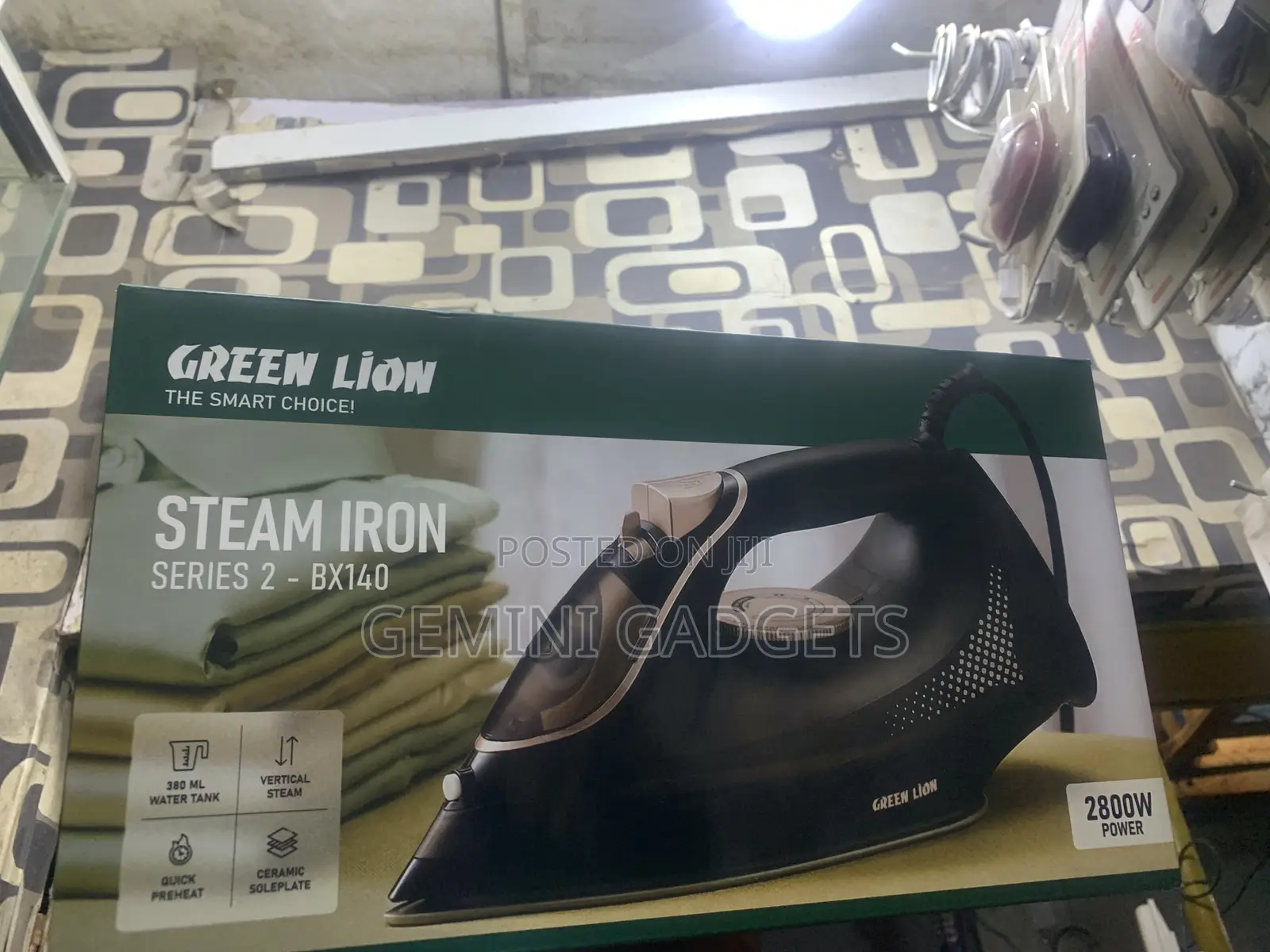 Green Lion- Steam Iron-Series 2