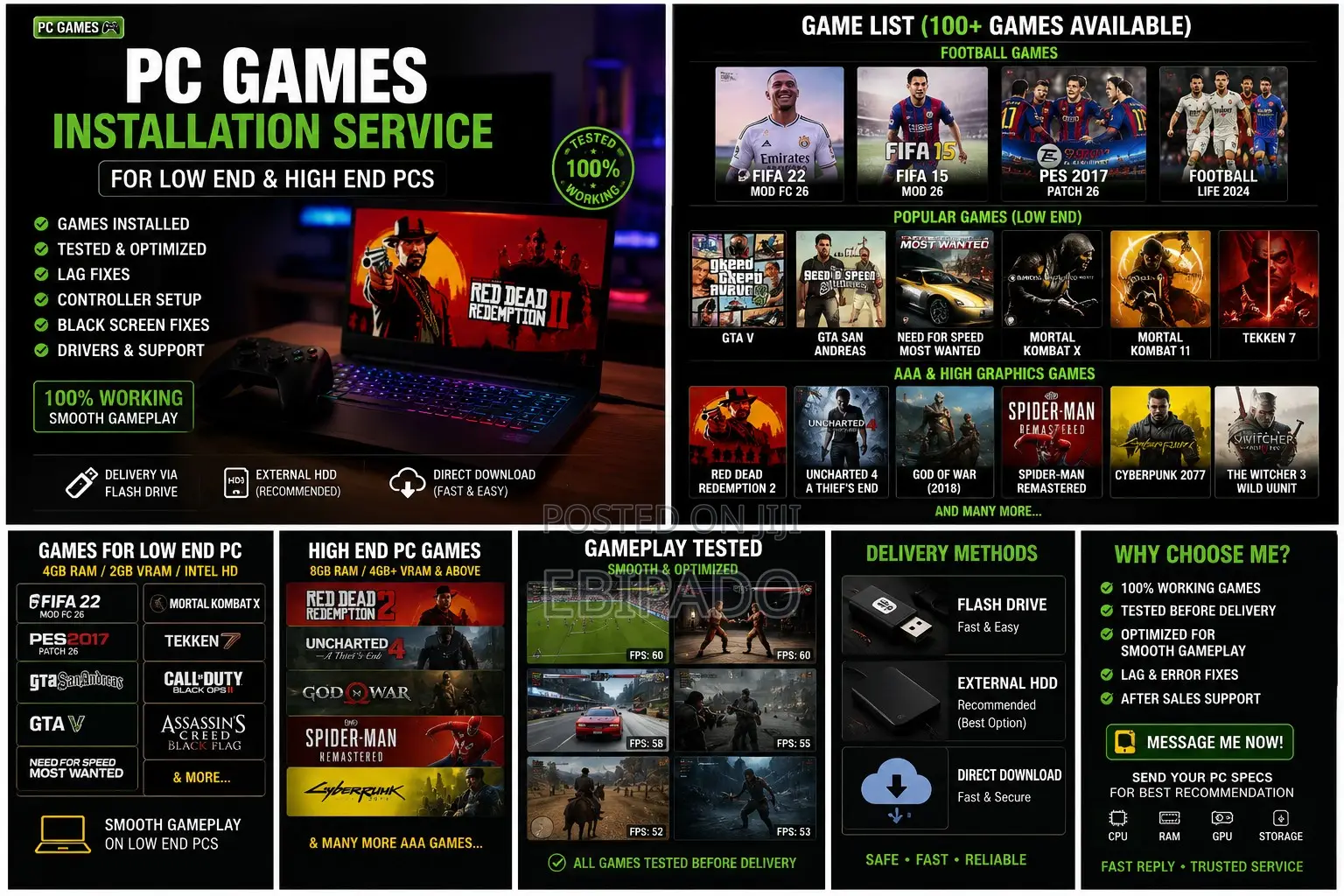 Pc Games Installation Service