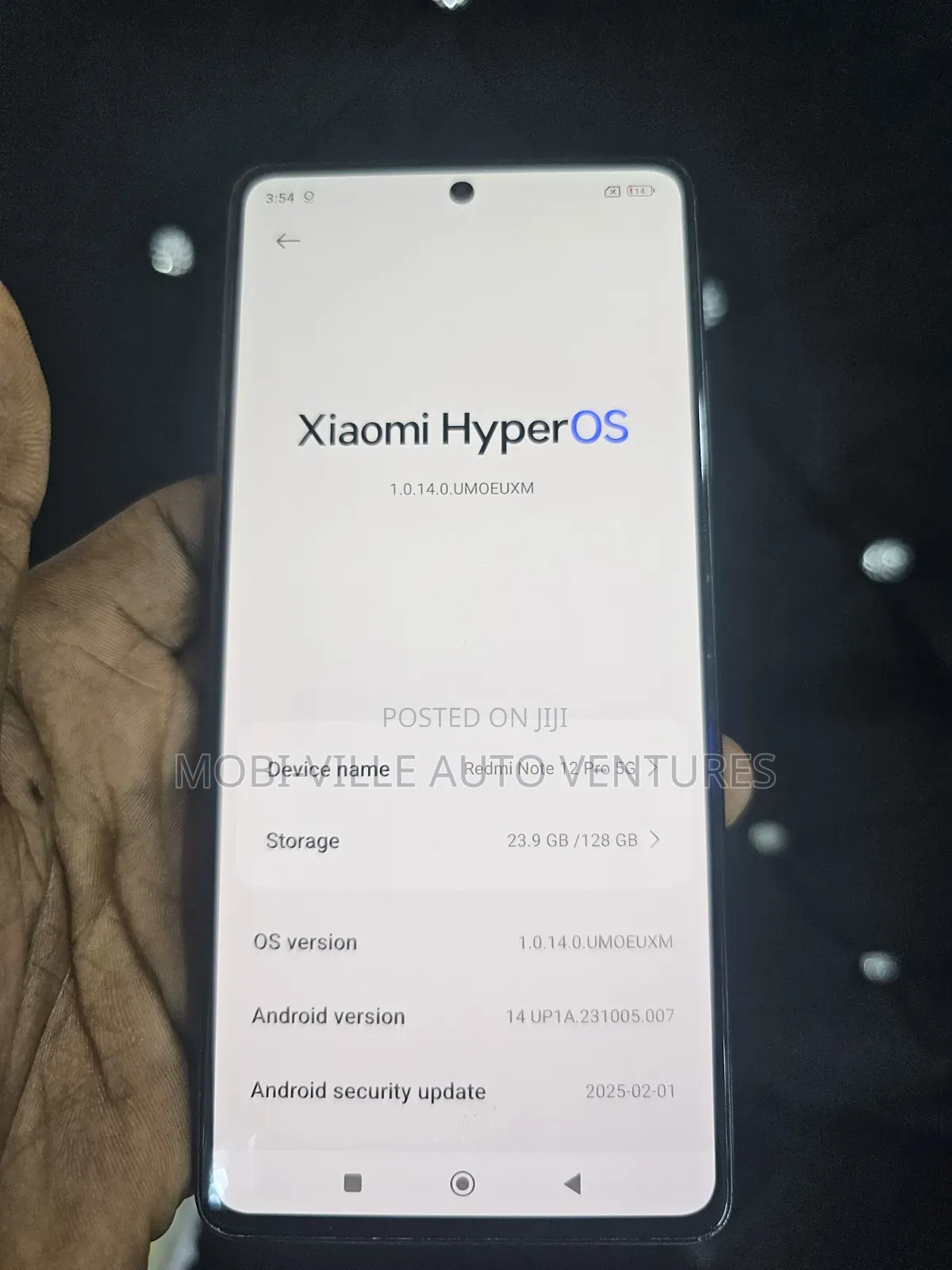 Xiaomi Redmi Note 12 Pro 5G 128 GB Black