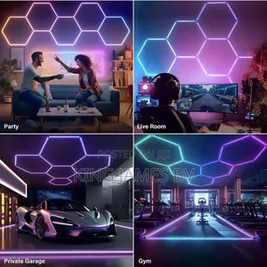 6 Hexagon RGB Light