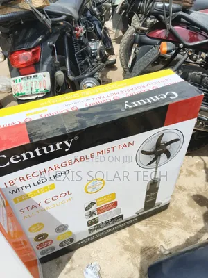 18inches Century Solar Rechargeable Mist Fan