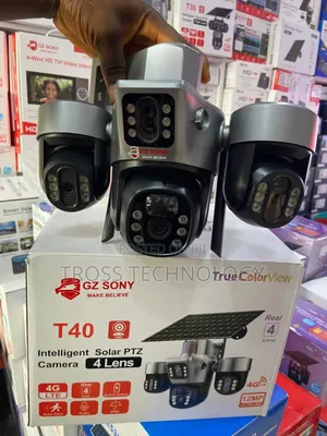 V380 4 Lens PTZ Camer5with Two Way Audio Communication