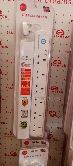 6way Ellington El-M904uc Usb Surge Protector Extension