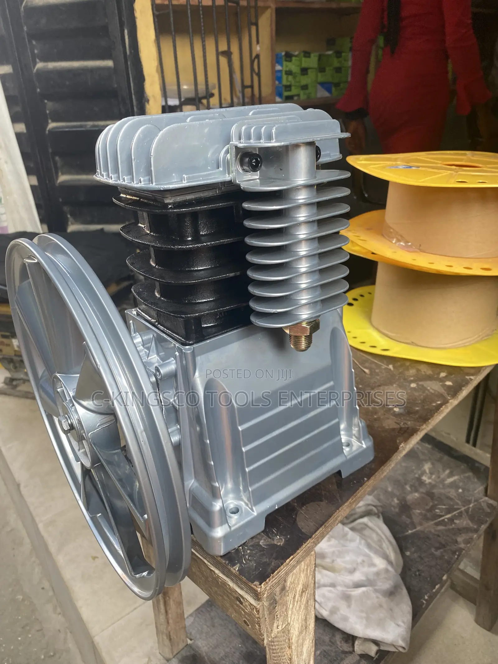 Twin-Cylinder Air Compressor Pump Head