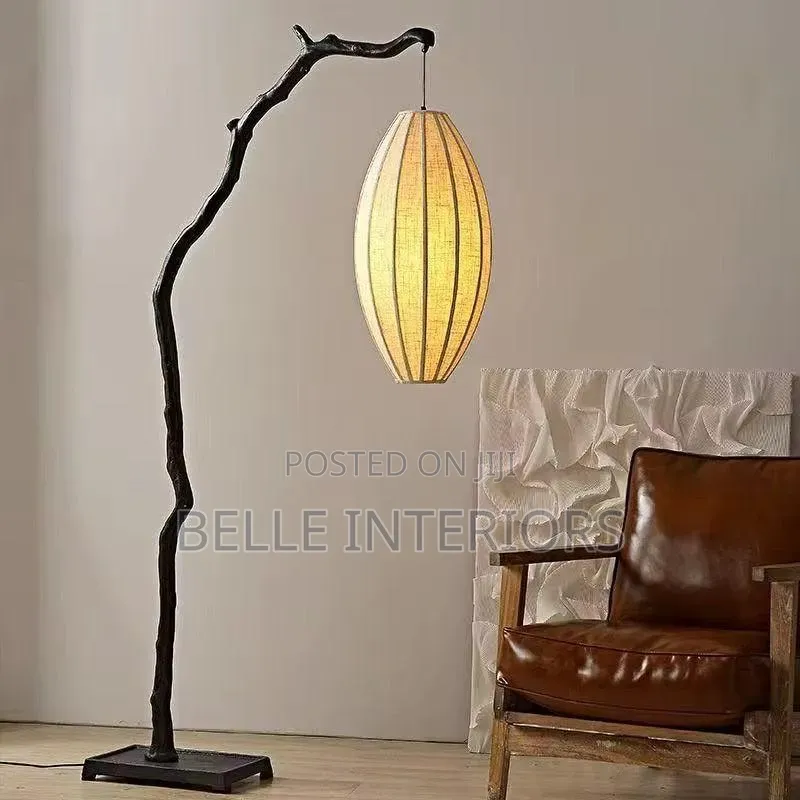 Modern Iron Light Emitting Diode Floor