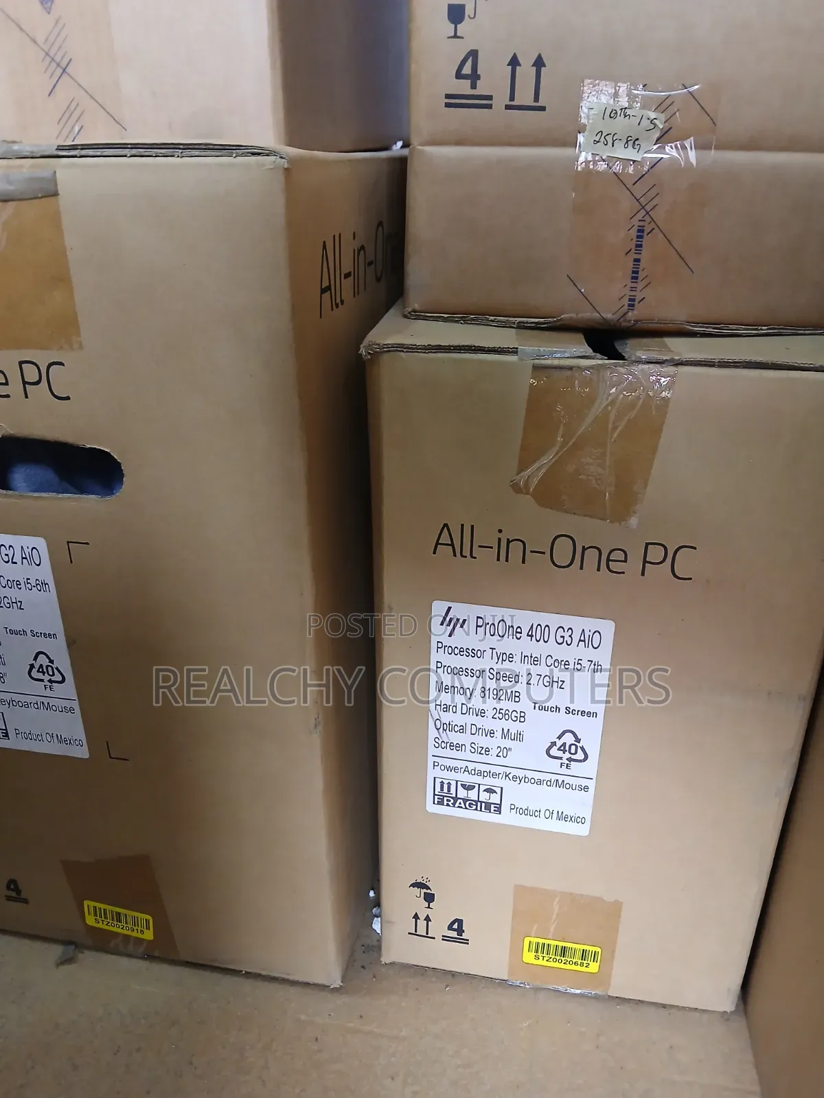 New Desktop Computer HP ProOne 400 G3 8GB Intel Core i5 SSD 256GB