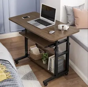 3 Layer Adjustable Laptop Table With Drawer