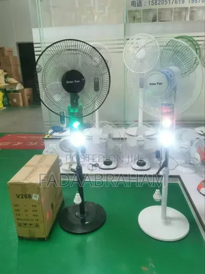 Solar Fan - Bluetooth Speaker, Remote