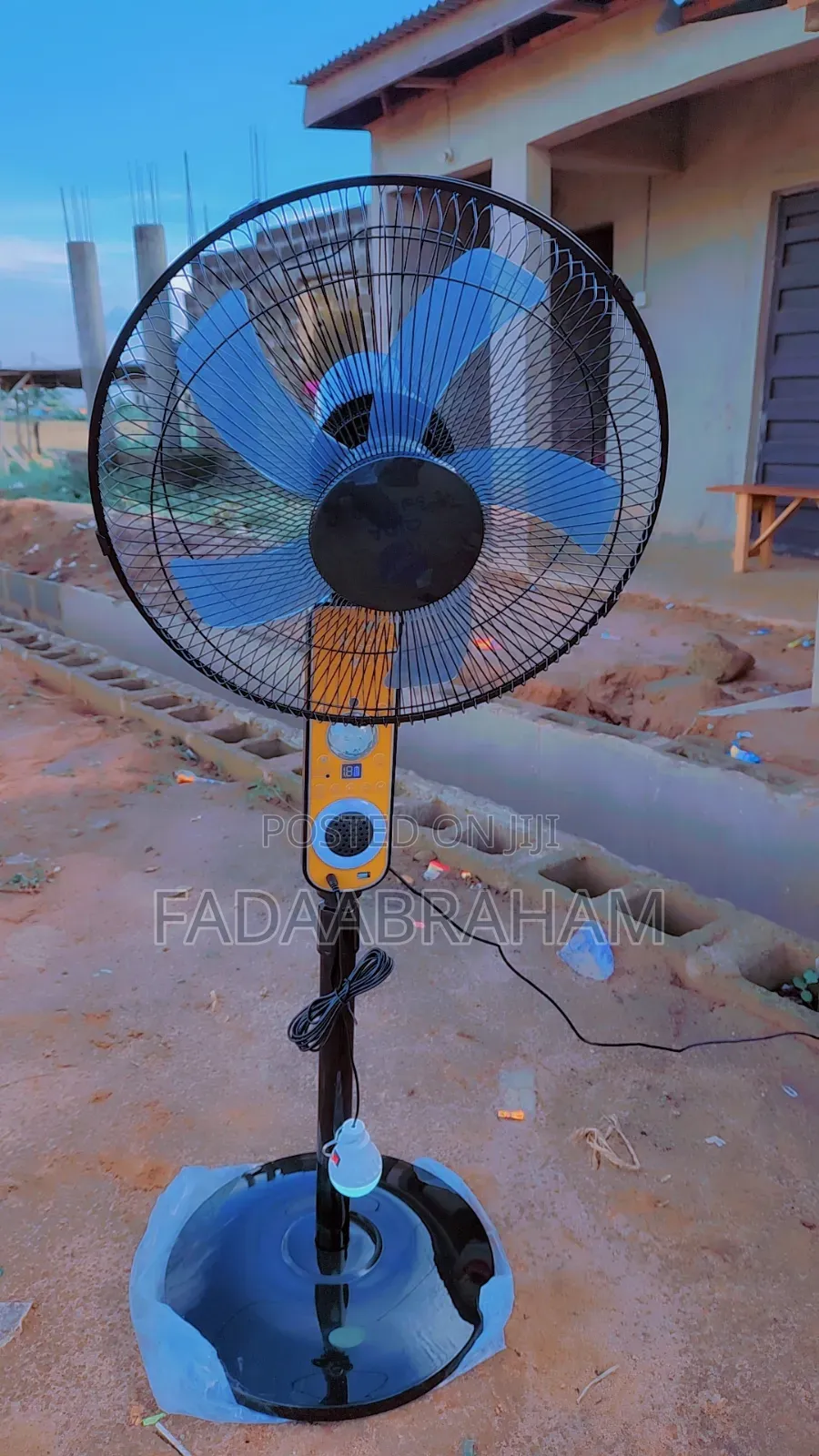 Solar Fan - Bluetooth Speaker, Remote
