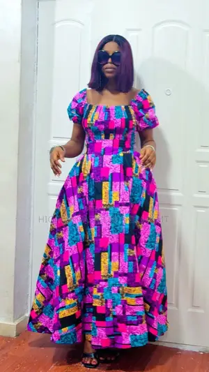 Long Stepped Skirt and Top