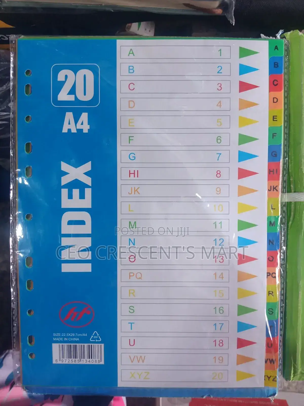 1-20 Paper Divider
